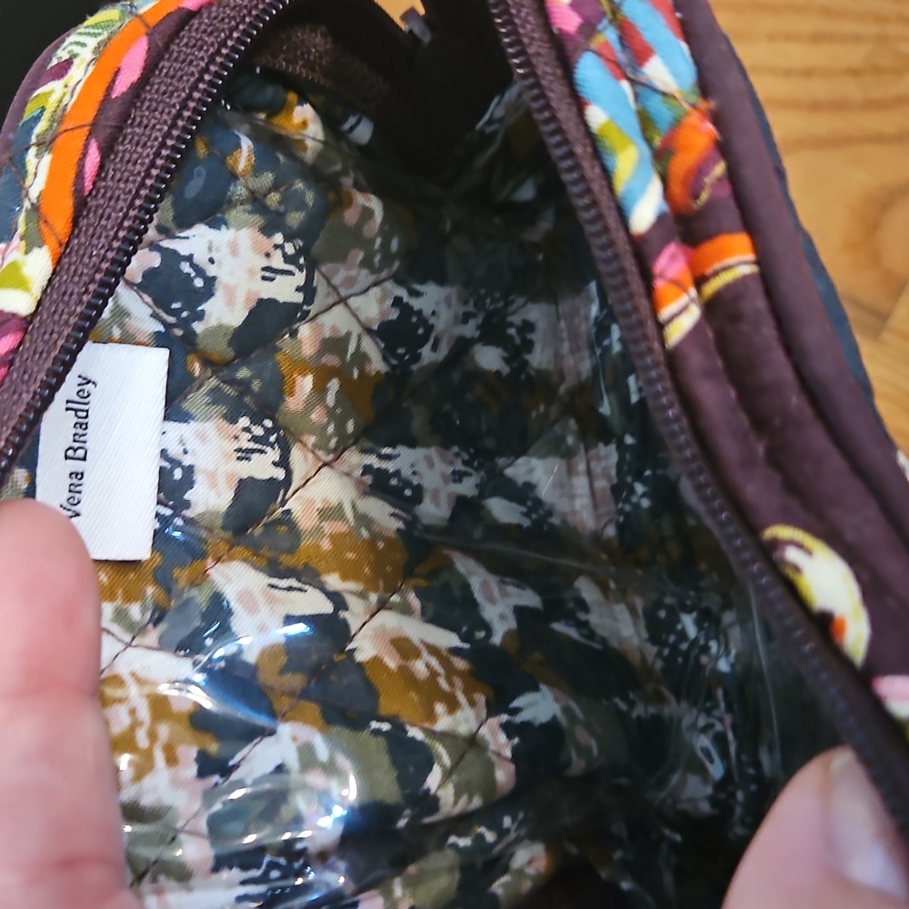 Vera Bradley Paisley Quilted Tote Bag with Double Handles With Small Makeup Bag - Picture 6 of 6